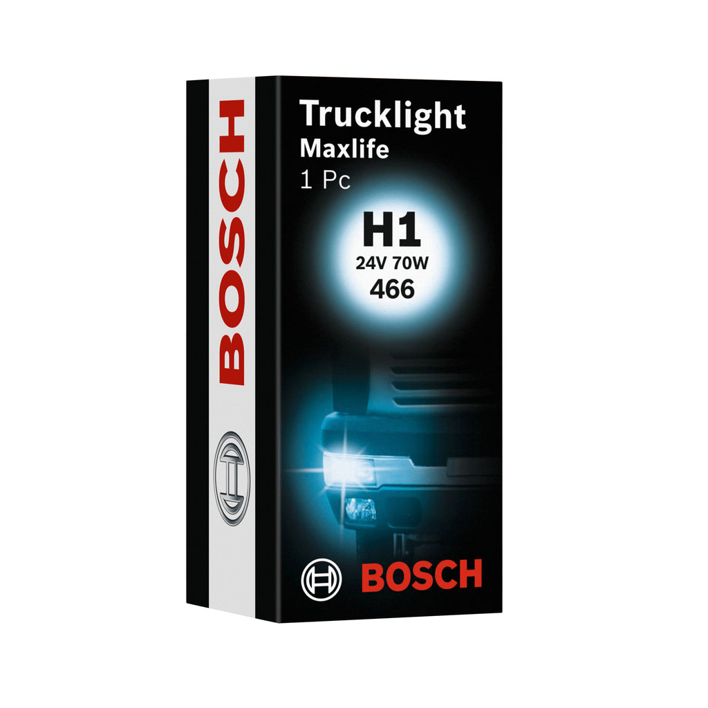 Lâmpada H1 24v 70w Trucklight Maxlife Bosch 1987302712 Volvo FH 500/FM 480/FM 460/Fmx 380/FH 460/FM 370/Fmx 540/Fmx 540 Max/FH 540/Fmx 460/FM 380