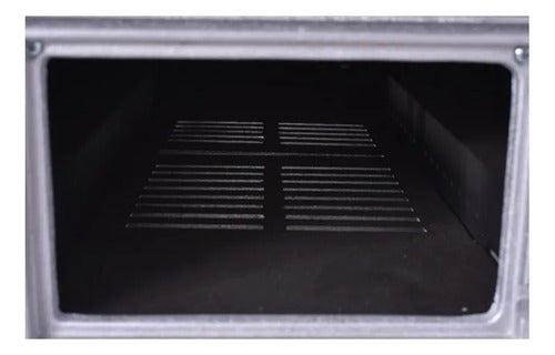 Forno Com Fogão A Lenha - Interno Inox Brilhante (80cm)forne
