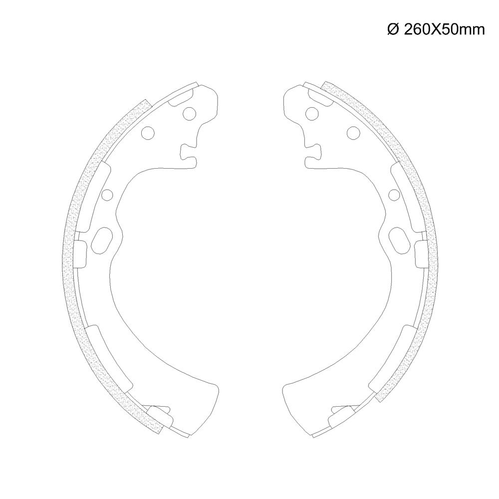 Sapata de Freio com Lona Colada Fras-le NI/175-CP LM/835 Nissan Frontier