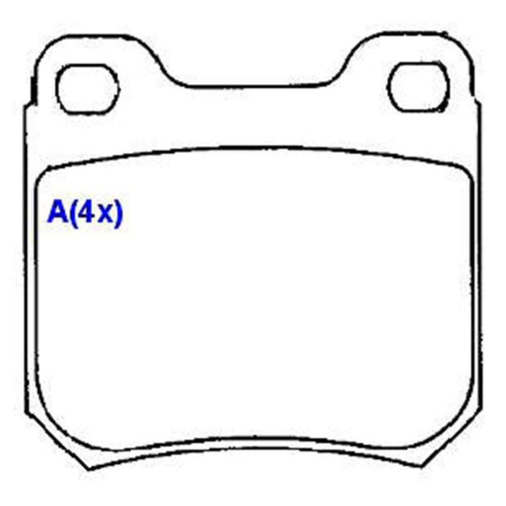 Pastilha de Freio Syl 1095 GM Astra/Omega/Vectra/Zafira/Meriva/Suprema
