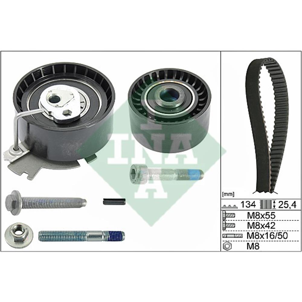 Kit Tensionador Ina 5300379100 Citroen C3/Aircross/Xsara Picasso/C3 Picasso/C4 Cactus/Xsara/Berlingo/C2/C4/Xsara Break