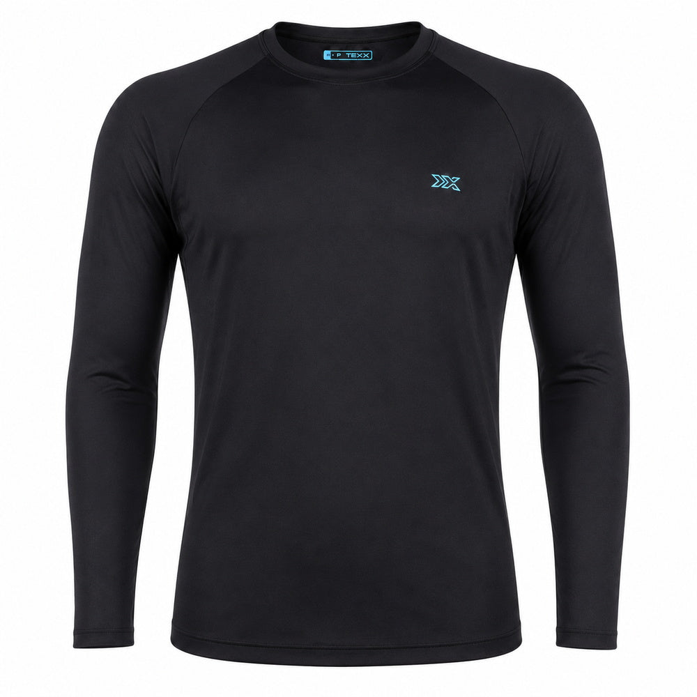 Camiseta Texx Segunda Pele Season V2 Basic Inverno Preto – foto 1