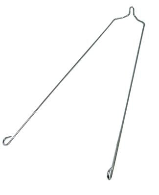 Haste Paralama Aço Zincado 26 Dianteira 380mm - Jks [arame de 3 4mm de Diâmetro] – foto 1