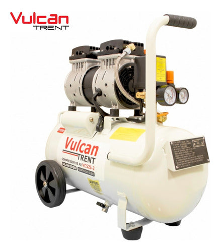 Compressor De Ar 25 Litros 1,5hp 220v Silencioso Vulcan