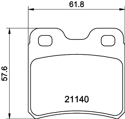 Pastilha de Freio Cobreq N-326 GM Astra/Vectra/Calibra