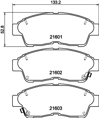 Pastilha de Freio Cobreq N-841 Toyota Camry/Corolla/RAV4/Corona