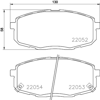 Pastilha de Freio Cobreq N-2045C Hyundai Creta, Kia Cerato/Soul