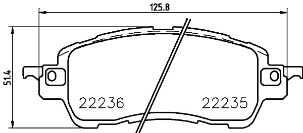 Pastilha de Freio Dianteira Cobreq N-2036 Nissan Kicks/Versa, Toyota Yaris Sedan