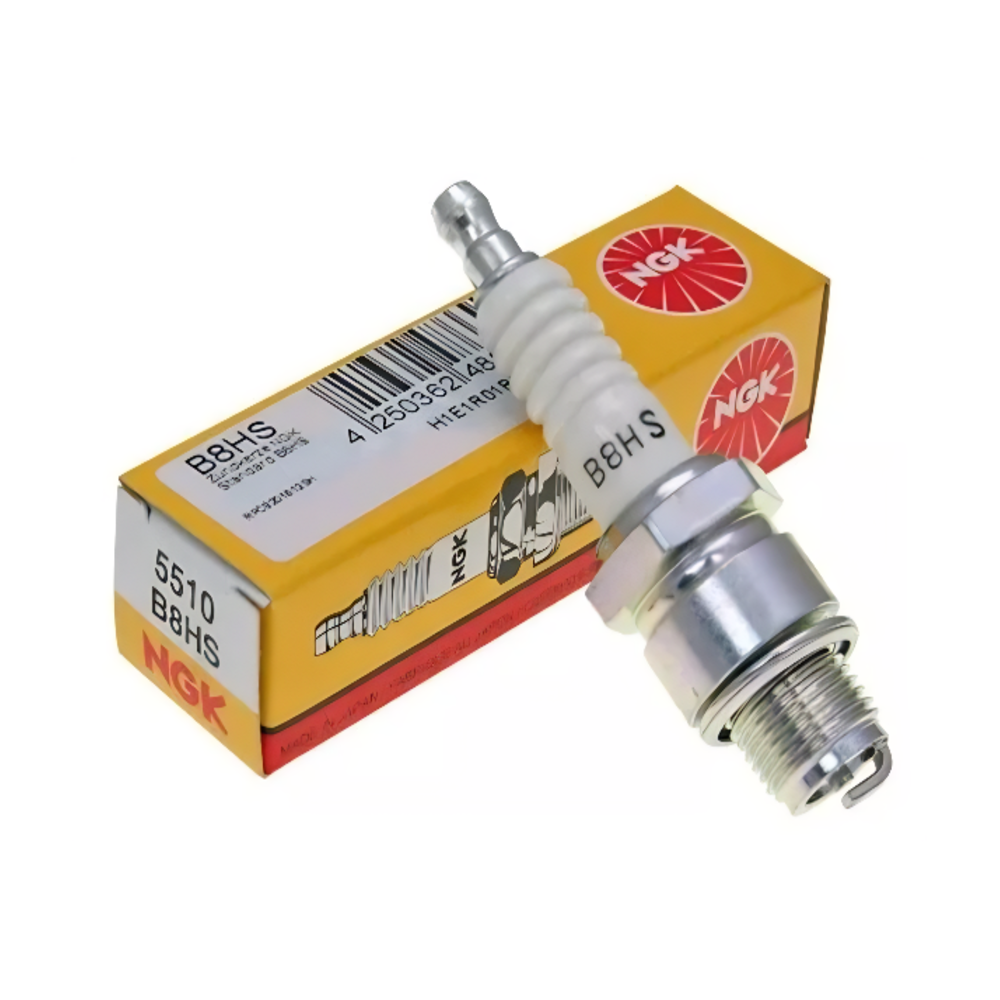 Vela Ignição Ngk B8HS Caixa com 10 Yamaha RS 125/RX 125/TT 125/RD 125/RD 50/RD 135, Kasinski Prima 50, Ktm SX 50