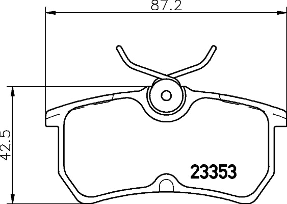 Pastilha de Freio Traseira Cobreq N-163 Ford Focus