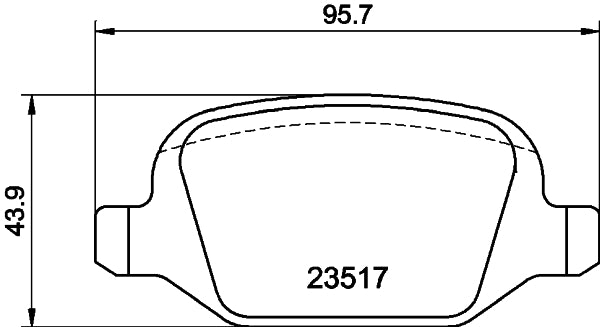 Pastilha de Freio Cobreq N-546 Fiat Bravo/500/Linea/Punto, Alfa Romeo 156/147