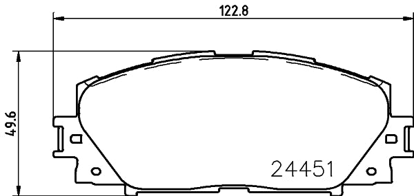 Pastilha de Freio Cobreq N-2048 Toyota Prius, Lifan 530