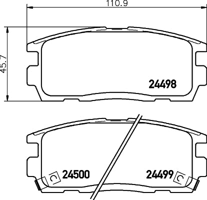 Pastilha de Freio Cobreq N-372 GM Captiva