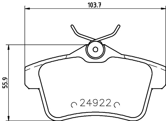Pastilha de Freio Cobreq N-1183 Citroen DS5/DS4/C4, Peugeot 3008/5008/308/Rcz/508
