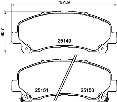 Pastilha de Freio Cobreq N-390C GM S10/Trailblazer