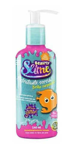 Infantil Hidratante Beauty Slime Glitter Azul 140ml