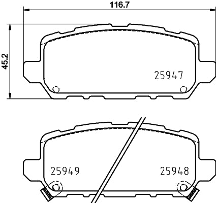 Pastilha de Freio Cobreq N-1783C Honda Accord/HR-V
