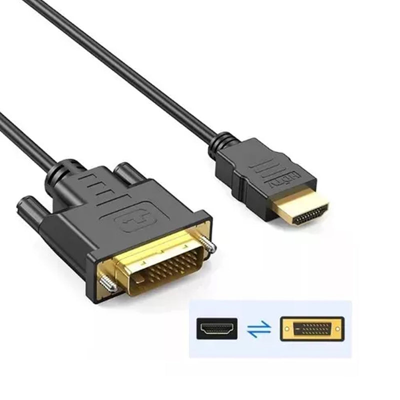 Cabo HDMI Alta Definição para DVI 1.5M 4K Ultra HD Tomate