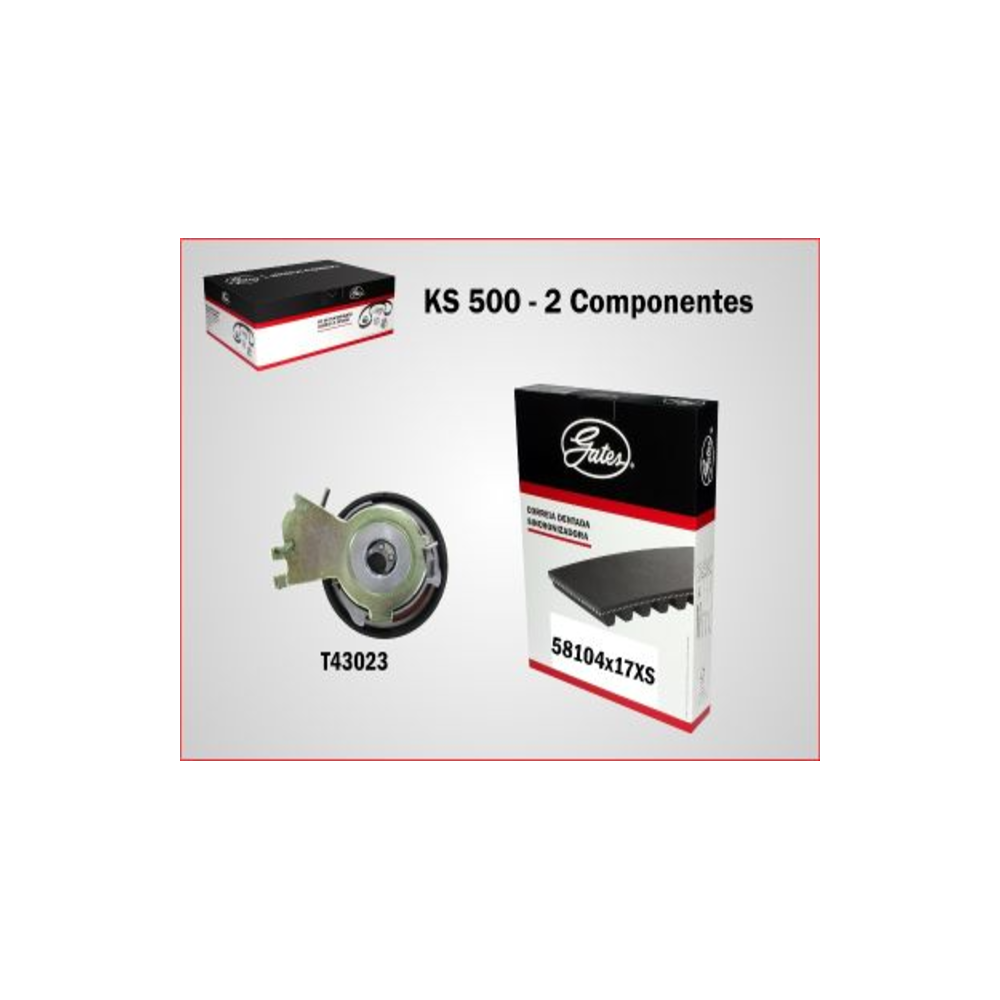 Kit Sincronizadora Gates KS-500 Peugeot 206/207/106/208/Hoggar, Citroen C3/C3 Picasso/Aircross
