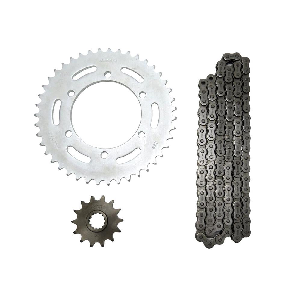 Kit Relação Aço 1045 com Retentor Nakata TM10700R Kawasaki Ninja 250 R