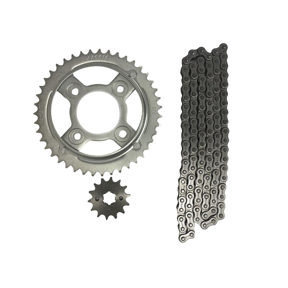 Kit Relação Aço 1045 Nakata TM10115 Honda CG 125 Fan