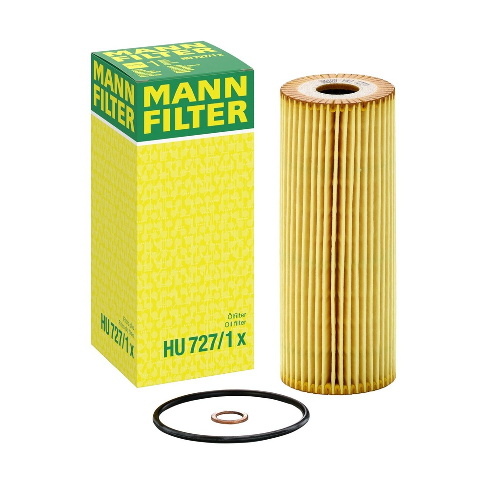 Elemento Filtrante Óleo Lubrificante Mann-filter HU727/1X Mercedes C-CLASS/SLK-CLASS/SL-CLASS/E-CLASS/CLK-CLASS/M-CLASS/124-SERIE/S-CLASS/140-SERIE