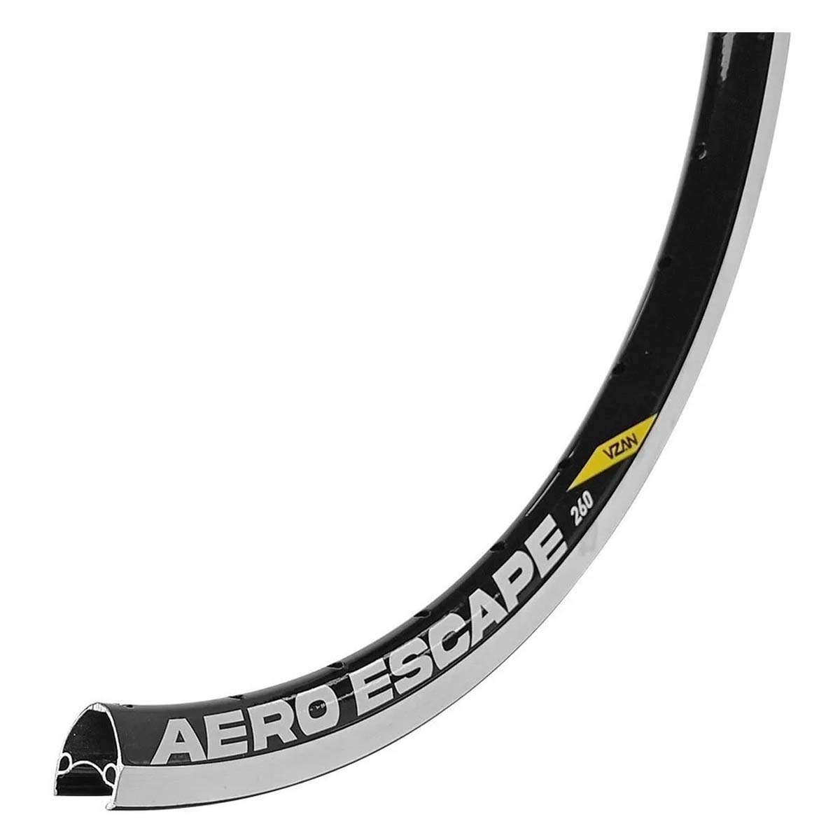 Aro Escape 260 VBK 20x36F MTB Alumínio Reforçado Preto
