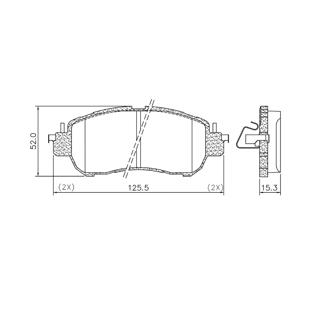Pastilha de Freio Dianteira Ceramaxx Fras-le PD/1520-CMAXX Nissan Kicks