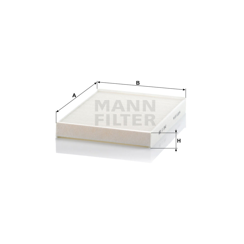 Elemento Filtrante Ar Condicionado Mann-filter CU2842 Porsche Cayenne, VW Amarok/Touareg, Audi Q7