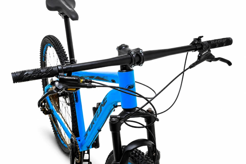 Bicicleta 29 Alum 12v LTWOO Suspensão Hidr Gold ST14 Azul/Preto 17" – foto 2