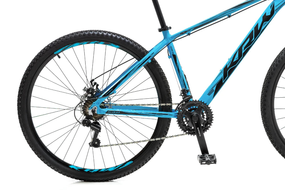 Bicicleta 29 Alumínio Shimano TZ 21v Freio a Disco W20 Azul/Preto 15.5" – foto 2