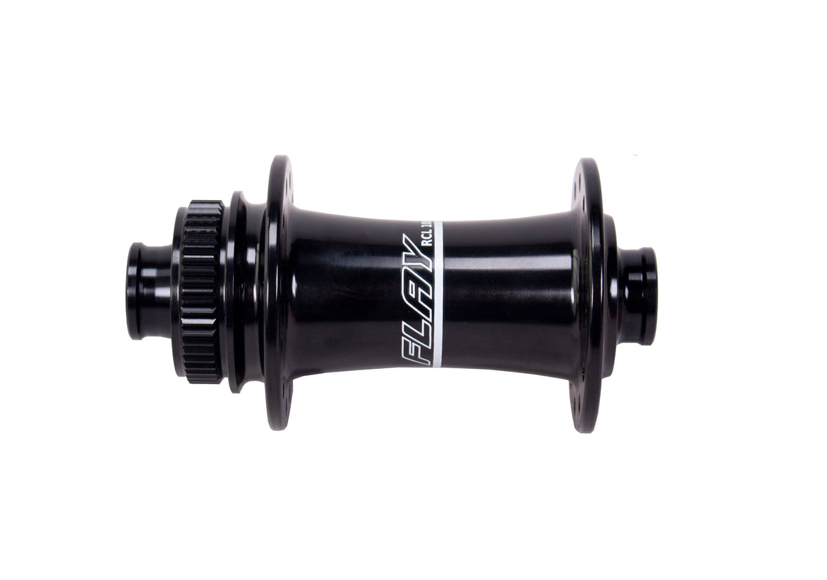Par de cubos flay rcl disc 24 furos 12x100 mm x 12x142mm preto shim. hg rolamentado