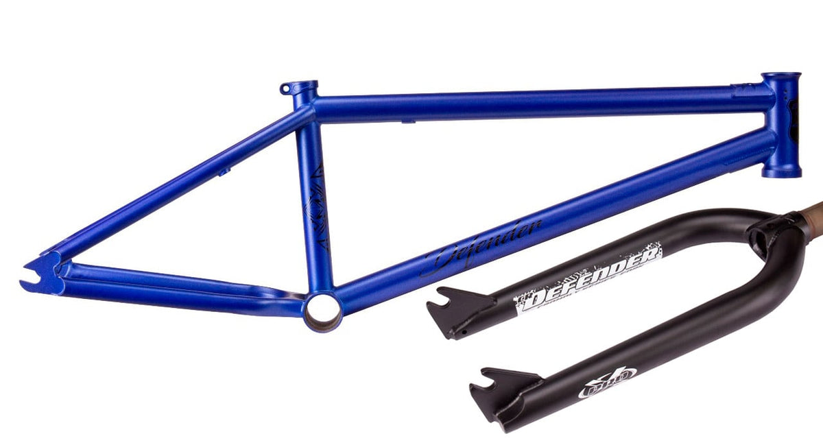 QUADRO/GARFO PRO-X CR-MO DEFENDER 2025 - AZUL Tamanho:20,7