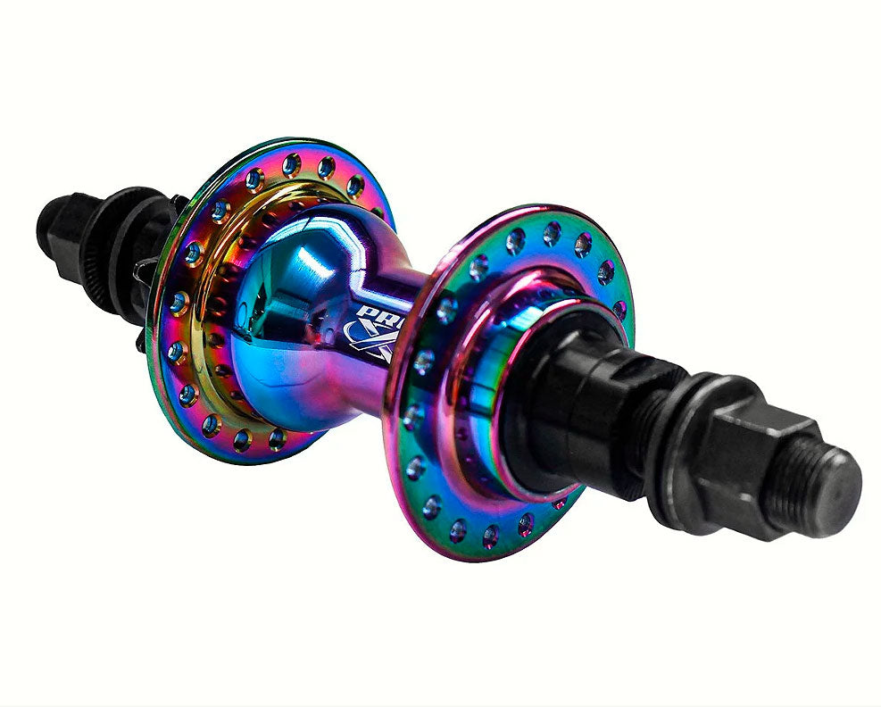 Par cubo pro-x bmx 36f cog 9d - eixo t 14mm - diant 3/8 - camaleão – foto 2