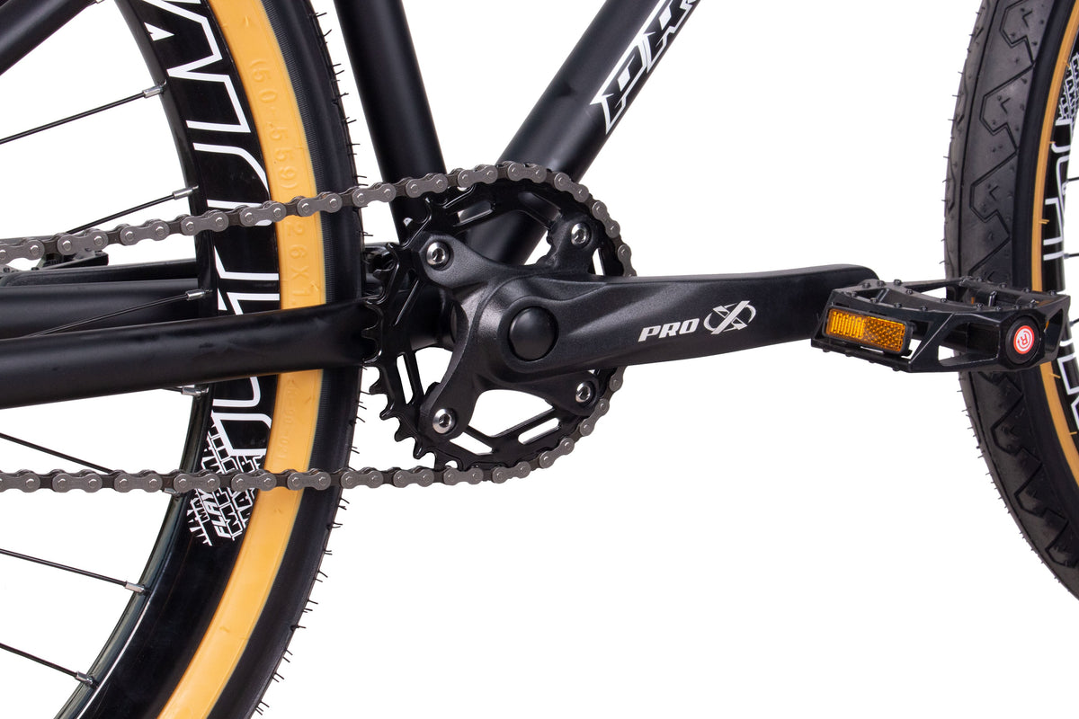 Bicicleta aro 26 pro-x freeride cr-s preto - susp. azul – foto 5