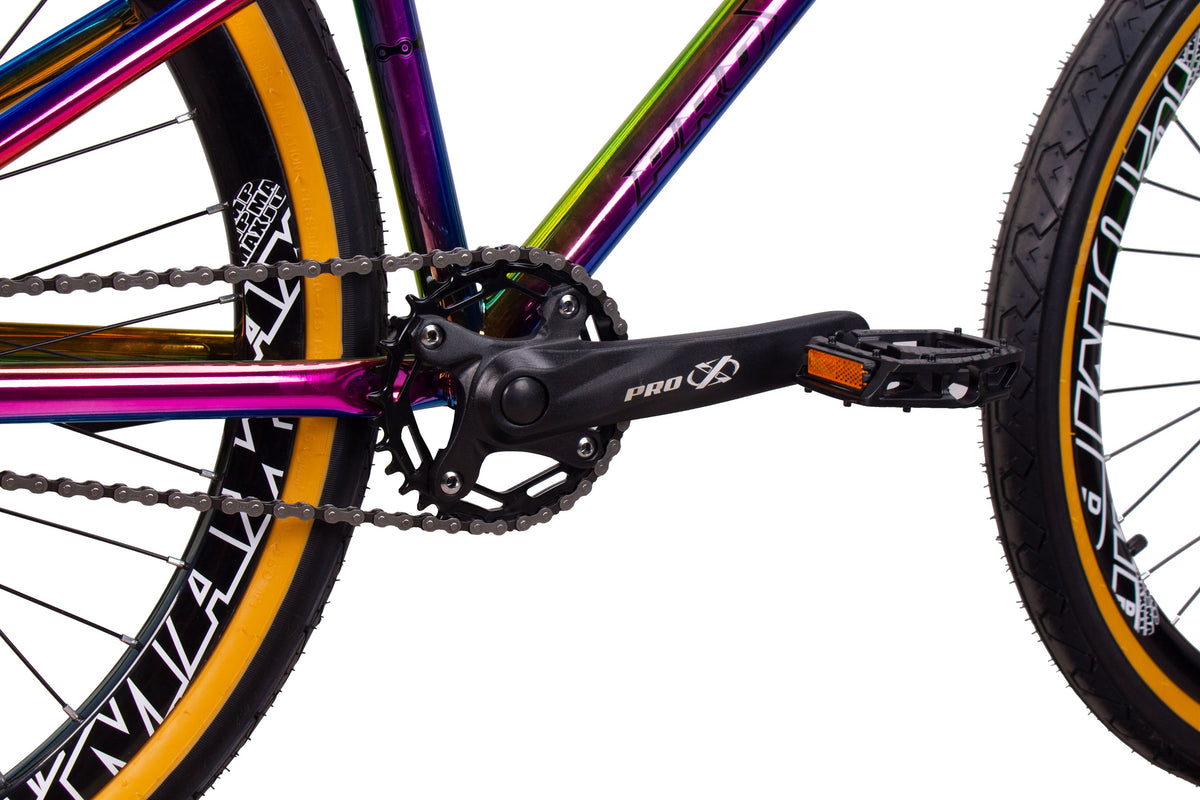 Bicicleta aro 26 pro-x freeride cr-s camaleao - susp. azul – foto 4