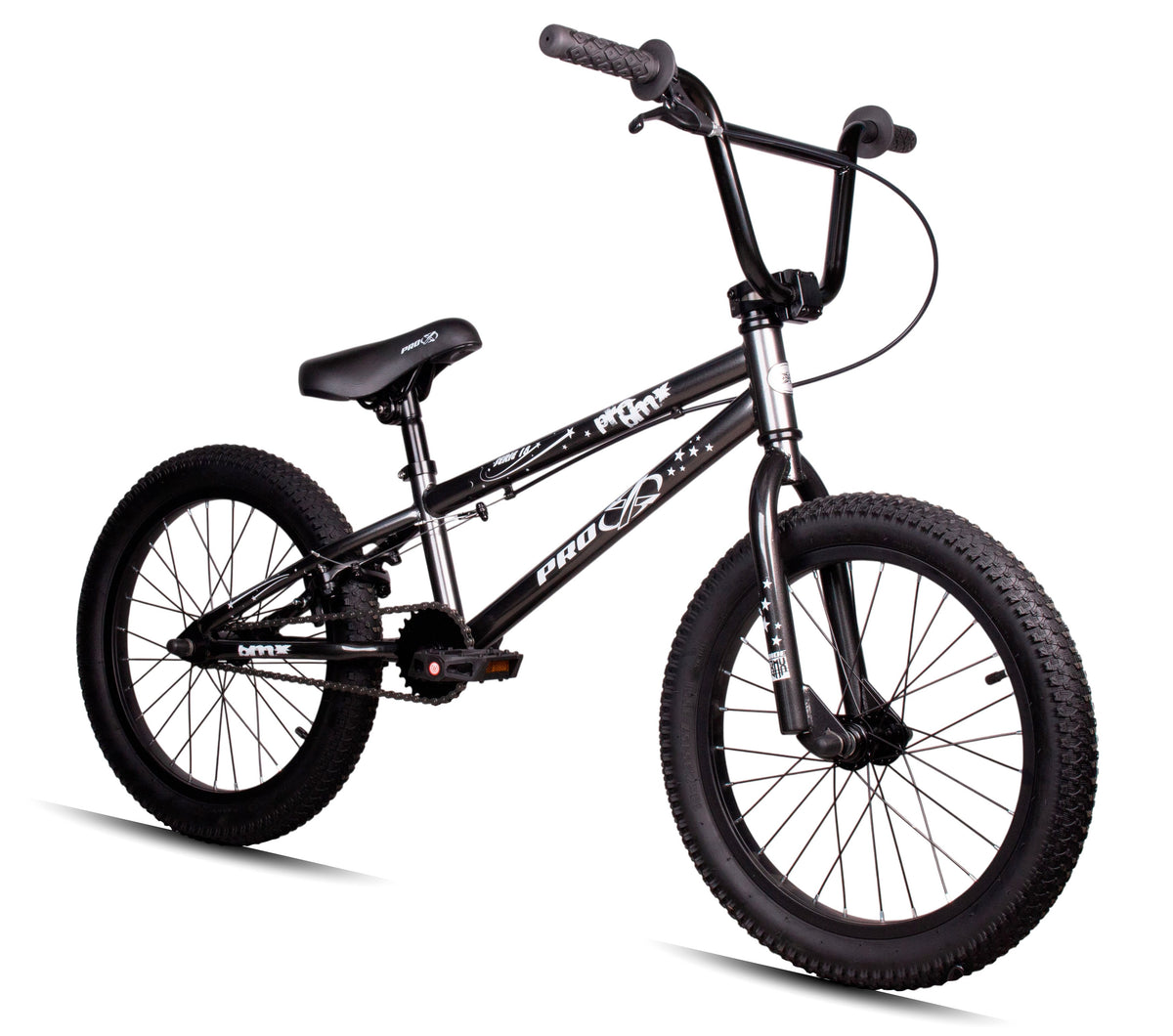 Bicicleta Bmx Aro 18 Pro-x Mod Serie 18 Freestyle Pneu Balão Preto