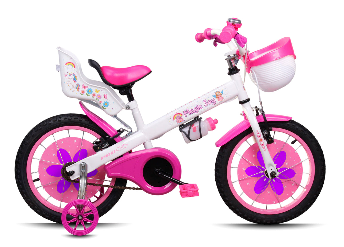Bicicleta pro-x magic joy aro 16" - branco / rosa – foto 2