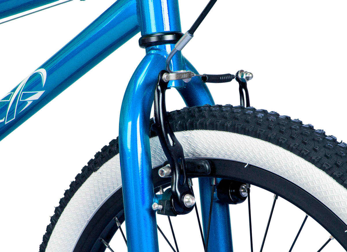 Bicicleta Bmx Aro 20 Retro ProX Serie 5 Pneu Balão Azul Branco – foto 6