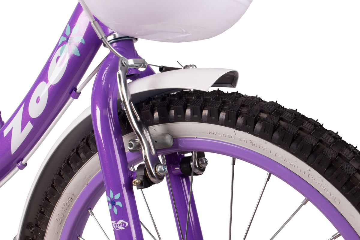Bicicleta Aro 20 Retro Pro-X Zoe Pneu com Fixa - Violeta – foto 3