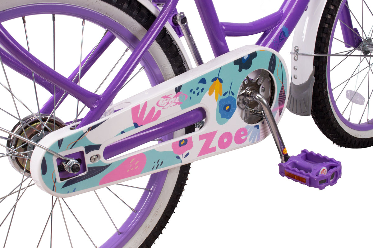 Bicicleta Aro 20 Retro Pro-X Zoe Pneu com Fixa - Violeta – foto 6