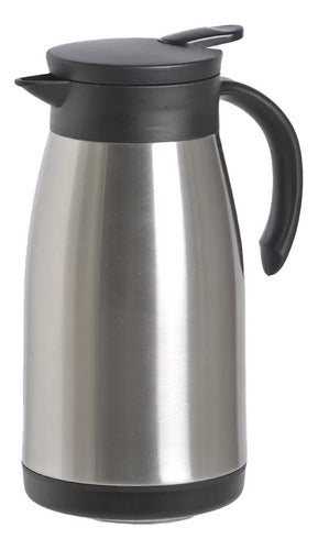 Bule Inox Elegance Garrafa Térmica Para Chá Café Água 1litro