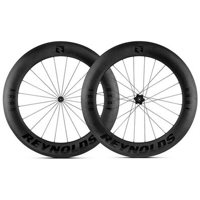 Roda, 700, Aro Carbono, Reynolds Ar80, Perfil 80mm, Larg Int 21mm, Ext 31mm, para Disco, Raios Sapim Sprint, Núcleo Hg e Xdr, Engate 12 – foto 1