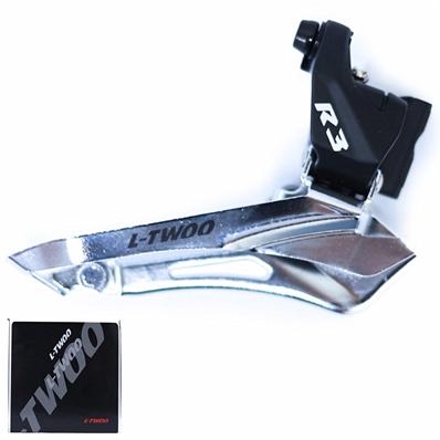 Câmbio Dianteiro, 2x8v, Ltwoo Road R3 Fd-r5008, Preto, Braze ON, Compatível Shimano, Alumínio – foto 1