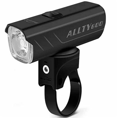 Farol Dianteiro, 1 Led, 5 Modos, Baterial Recarregável Usb-c, Magicshine Allty 600 V2.0, Alumínio, 600 Lumens, Autonomia Até 9hs, IPX7 – foto 1