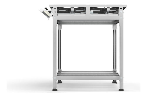 Fogão Industrial Inox 4 Duas Bocas Alta Pressão +