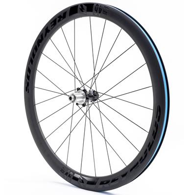 Roda, 700, Aro Carbono, Reynolds Blacklabel Ar46, Perfil 46mm, Larg Int 21mm, Ext 31mm, Disco, Raio Sapim Cx-ray, Núcleo HG, Engate 6 – Par – foto 3