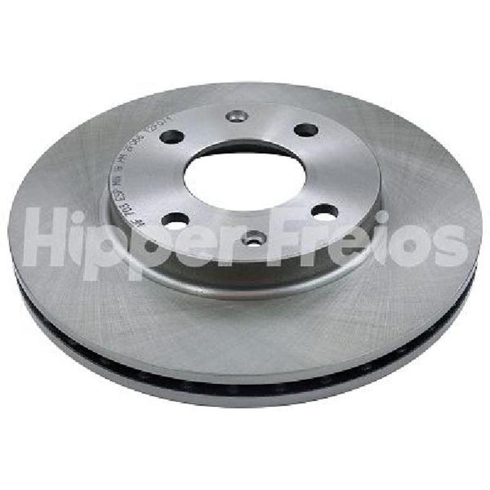 Disco de Freio Ventilado Sem Cubo Dianteiro Hipper Freios HF 703 Caixa com 2 Honda Fit