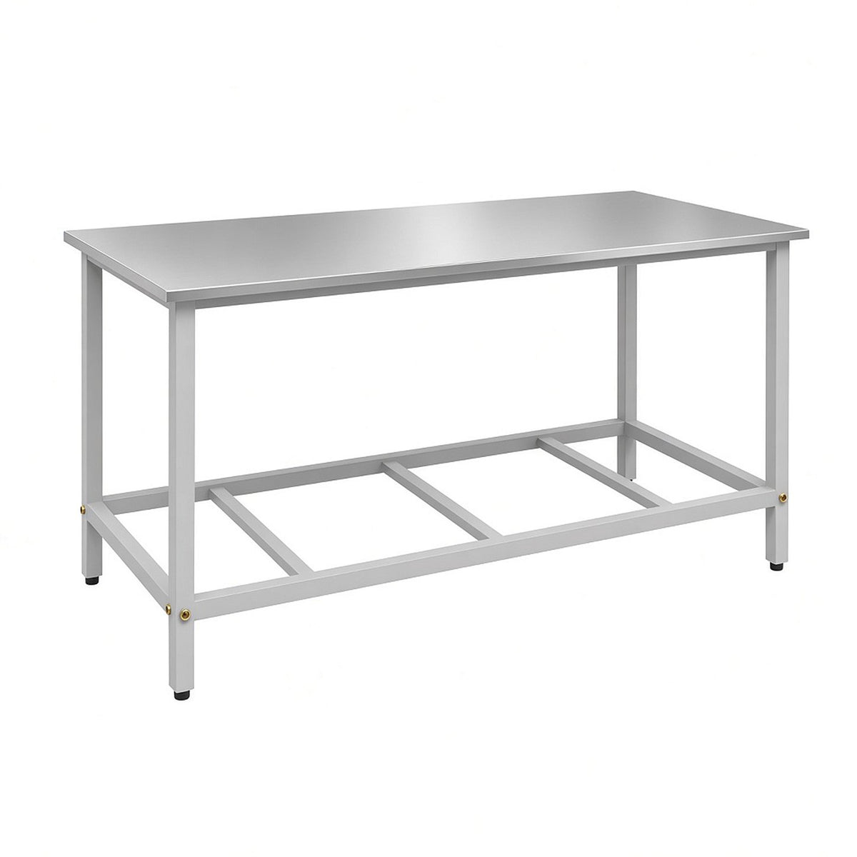 Mesa de Bancada Inox Saro MI190 190x50 cm com Prateleira