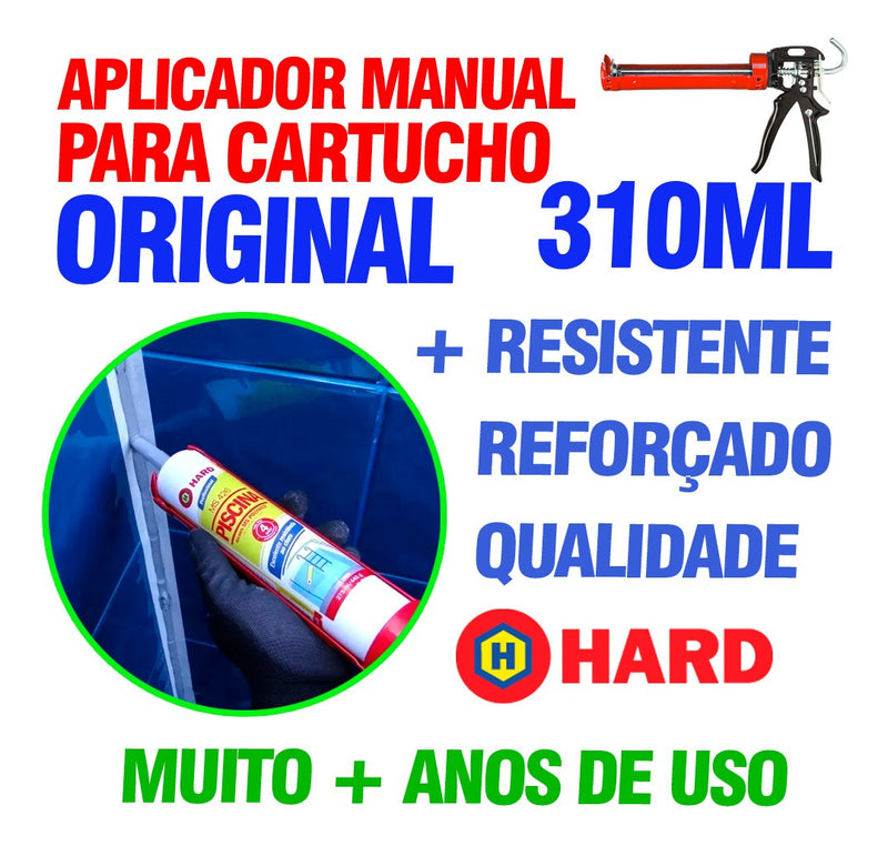 Pistola Aplicadora Para Tubo De Silicone Reforçado Hard